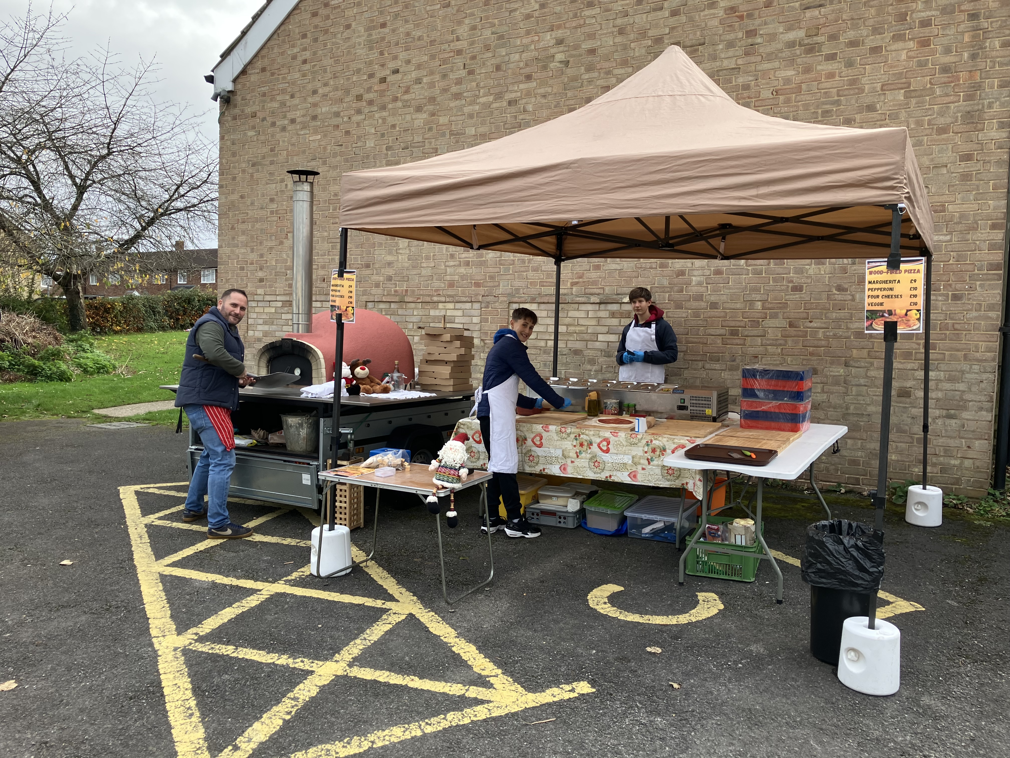 Full setup at a community event